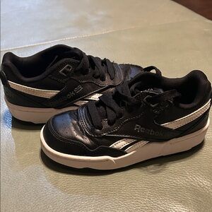 Reebok Kids Black and White Sneakers